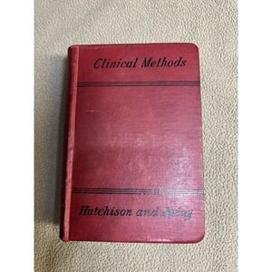 Clinical Methods A Guide to the Practical Study of Med 7th Ed Hardcover 1922